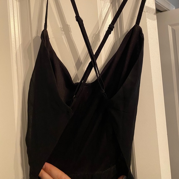 Kirra Open Back Black Playsuit - Picture 3 of 5